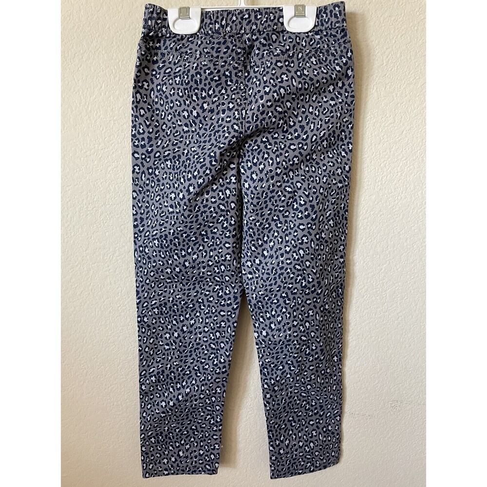Jumping Beans Gray Cheetah Elastic Waist Porkchop Pockets Woven Pants Size 7 - Picture 5 of 7